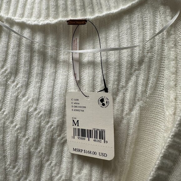 Free People Emmaline Mini Back Cut-Out White NWT!! - Picture 2 of 3